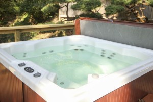 Ahhhh.... relaxing hot tub by day.